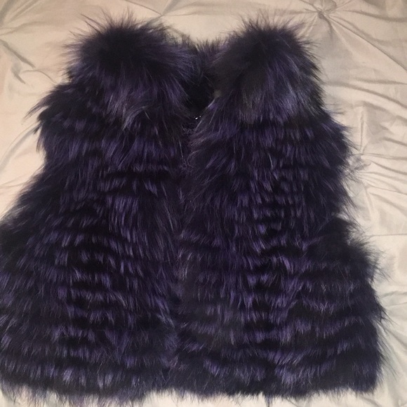 Coats | Elie Tahari Died Fox Fur Vest 